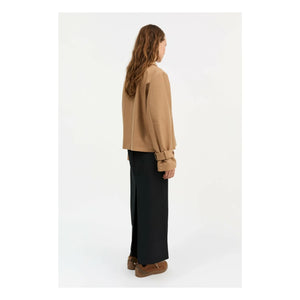 Skall Studio - Ally Geri Dönüştürülmüş Yün Ceket | Camel