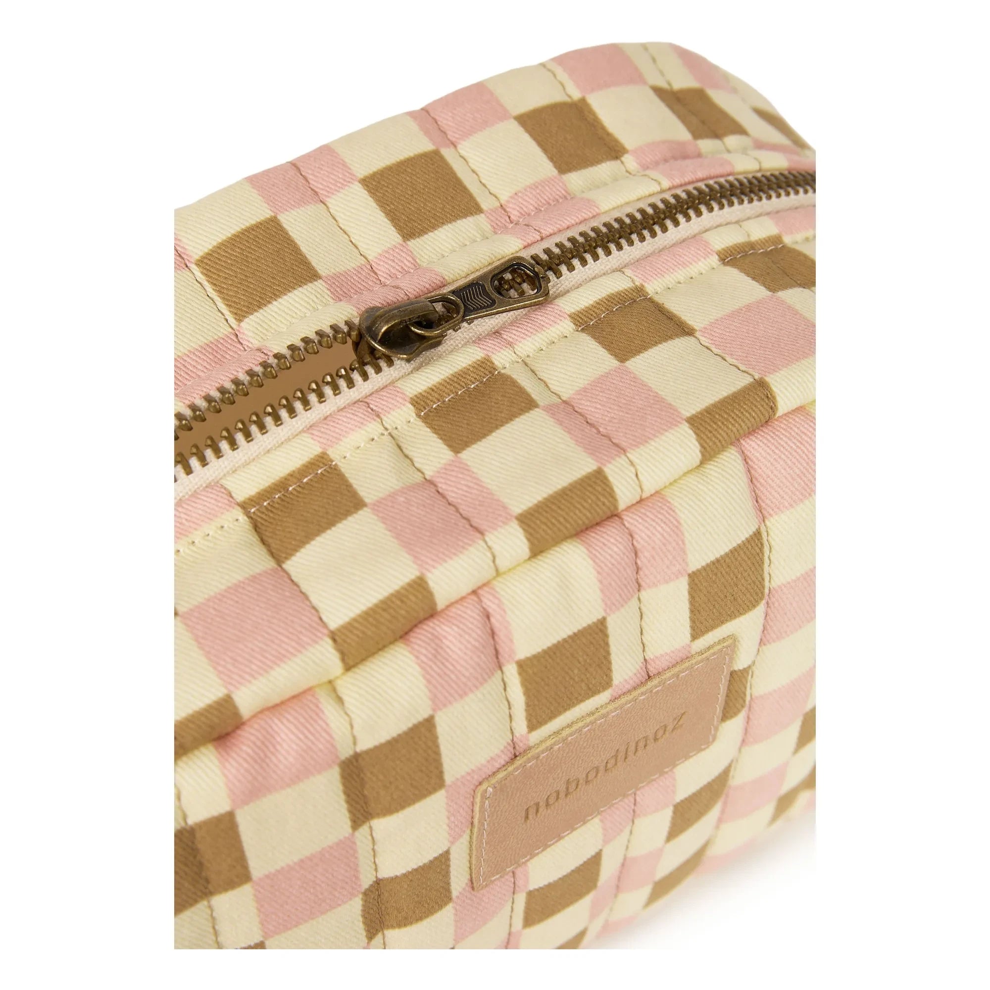 Nobodinoz - Hyde Park Mosaic cosmetic bag | Pink