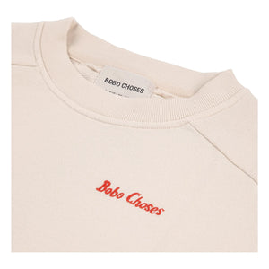 Bobo Choses - Niche Sweat Organik Pamuk | Beyaz