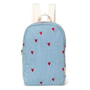 Studio Noos - Hearts Sırt Çantası | Denim