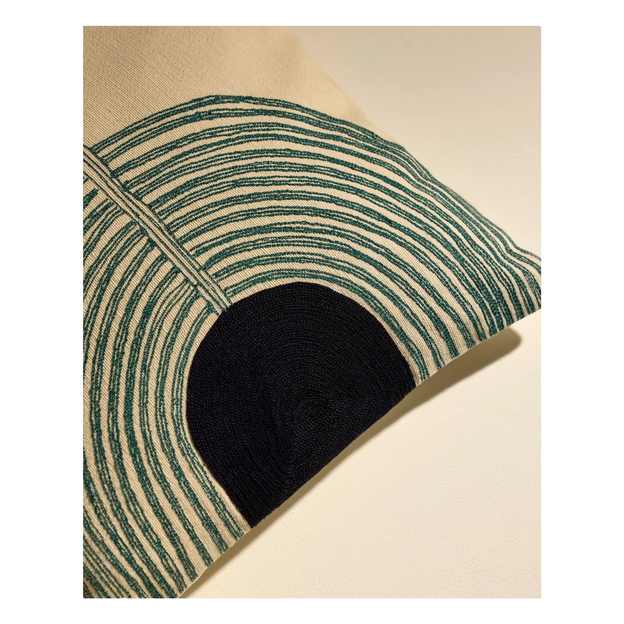 Maison Sarah Lavoine - Mirage Embroidered Pillow | Sarah Blue