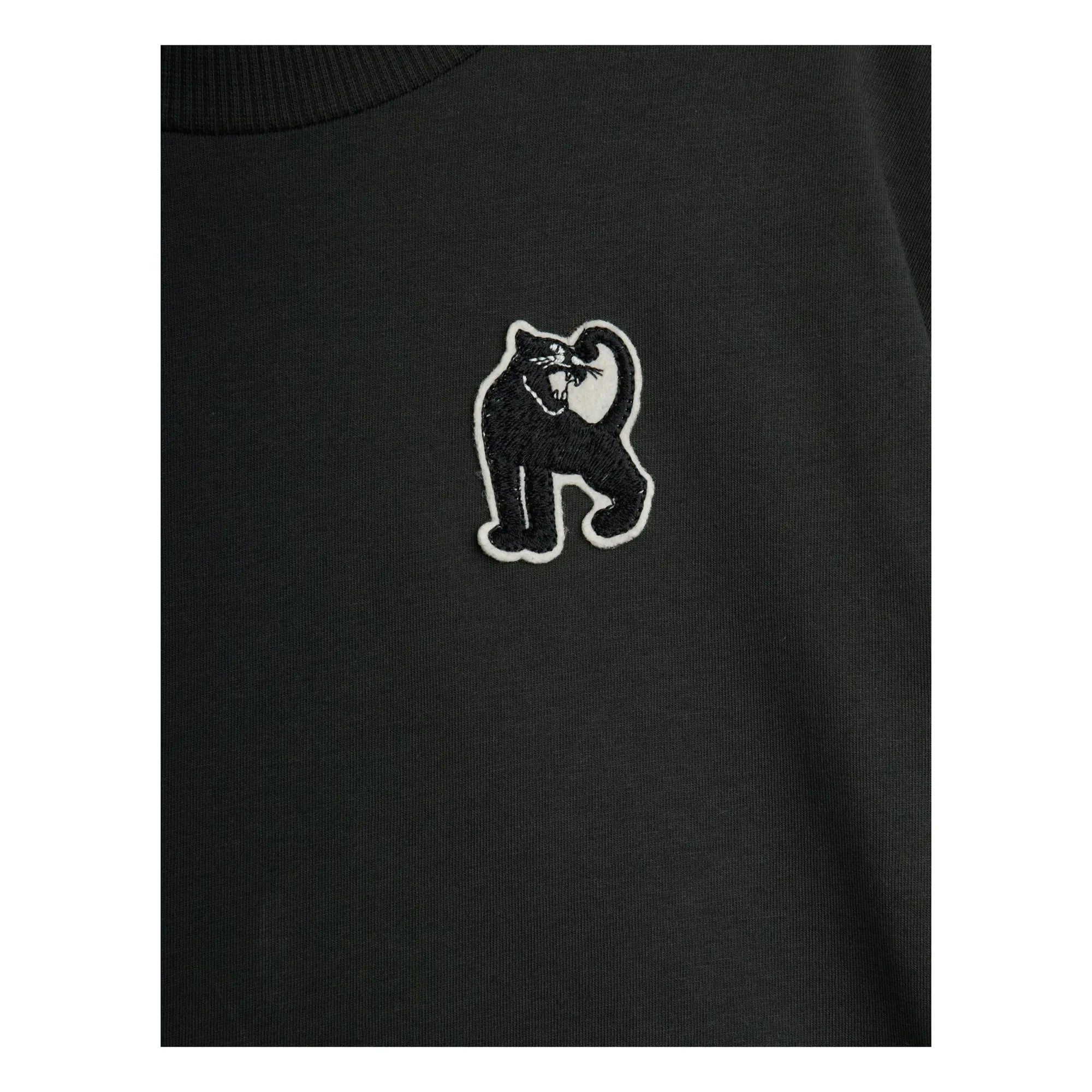 Mini Rodini - Panther organik pamuk T-shirt | Siyah