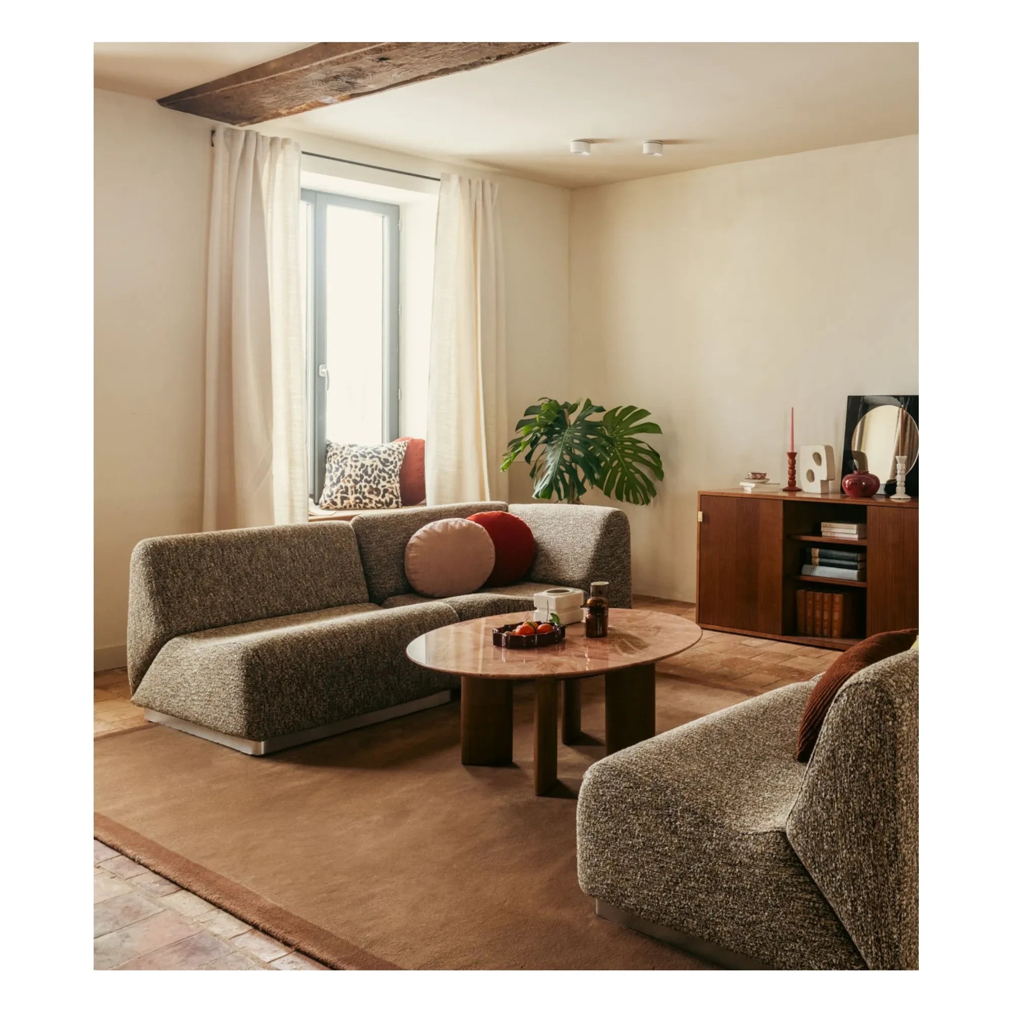 The Socialite Family - Wool Luna Rug | Chocolate