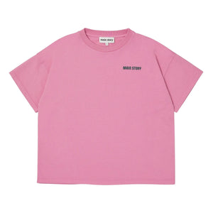 Main Story - Oversize organic cotton T-shirt | Pink