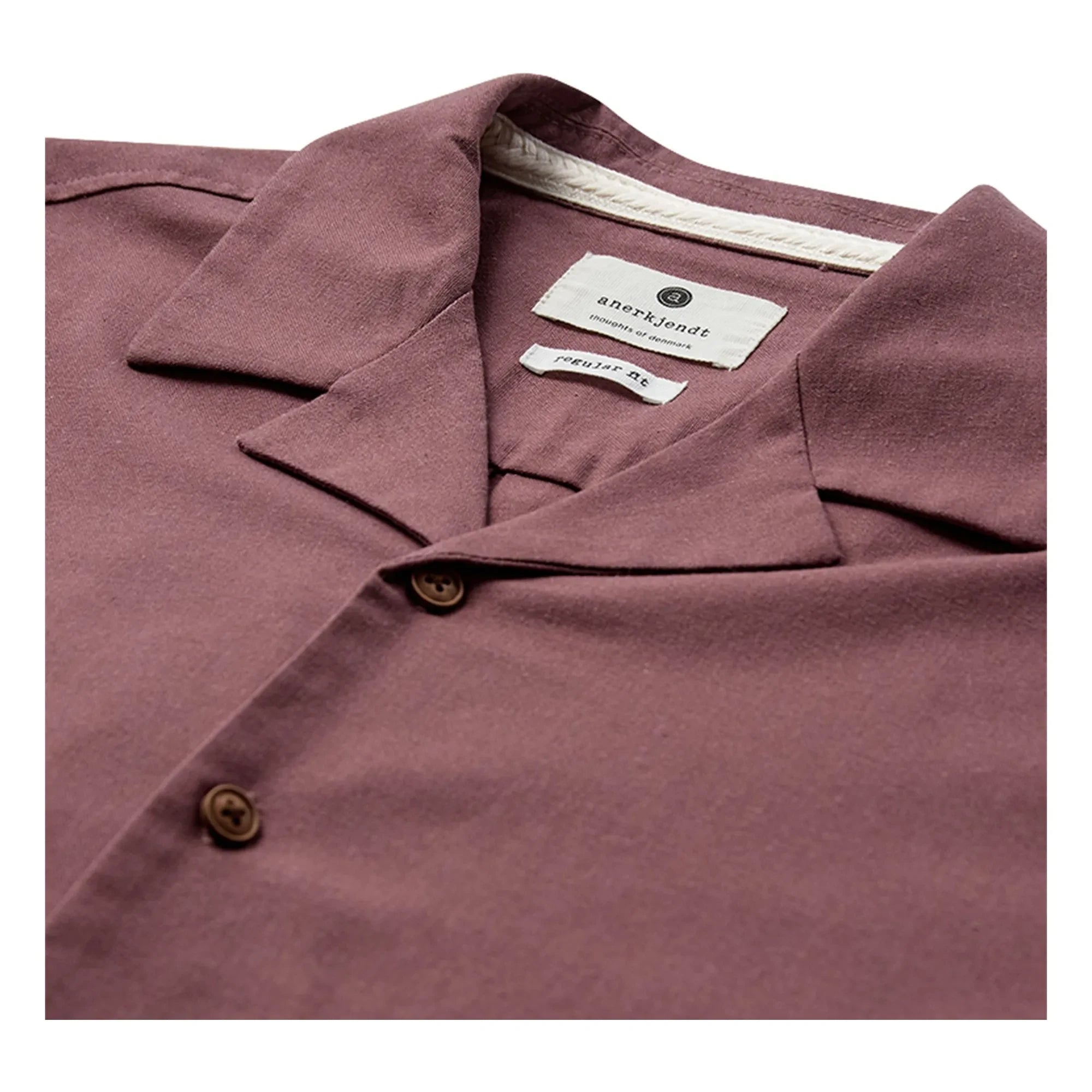 Anerkjendt - Akleo Linen Shirt | Burgundy