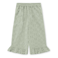 Fliink - Harper Embroidered Pants | Light Gray