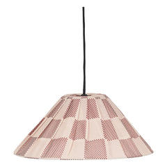 Nobodinoz - Ava Striped Lampshade | Red