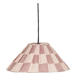 Nobodinoz - Ava Striped Lampshade | Red