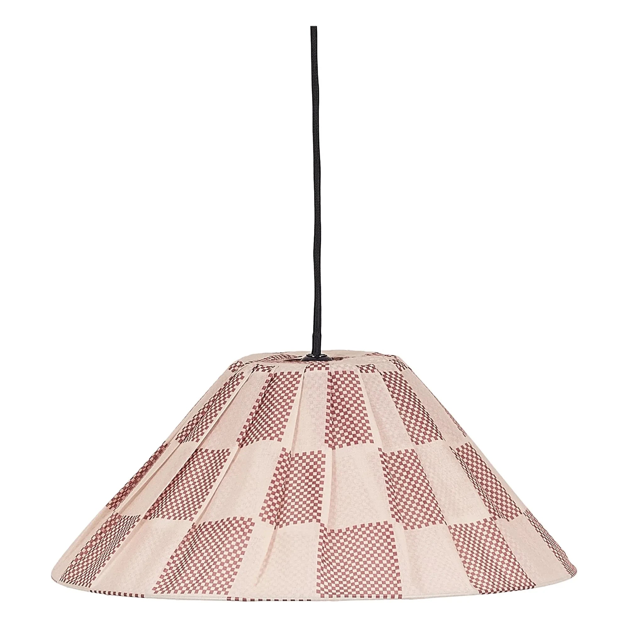 Nobodinoz - Ava Striped Lampshade | Red