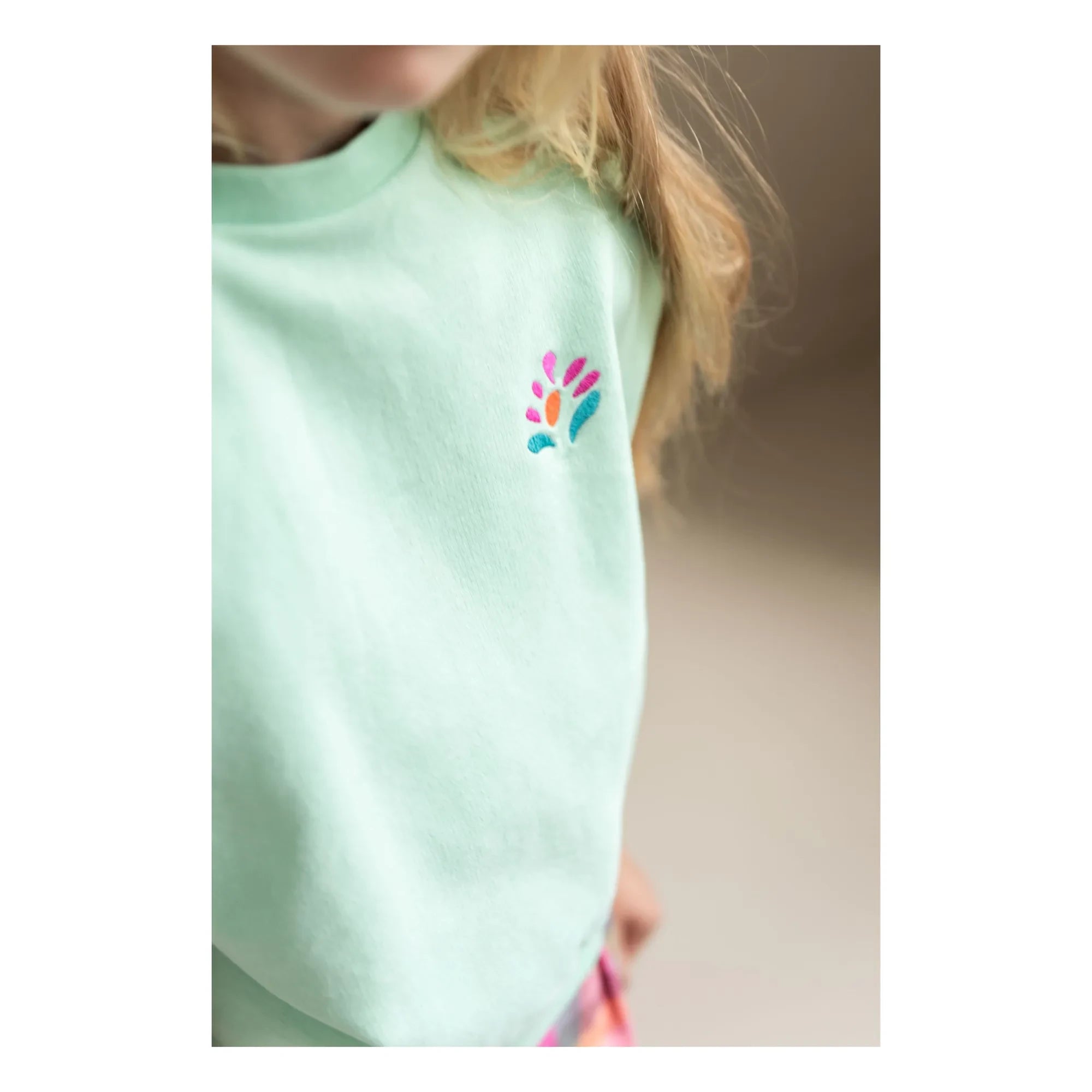 Jenest - Joey Organic Cotton Sleeveless Sweatshirt | Turquoise