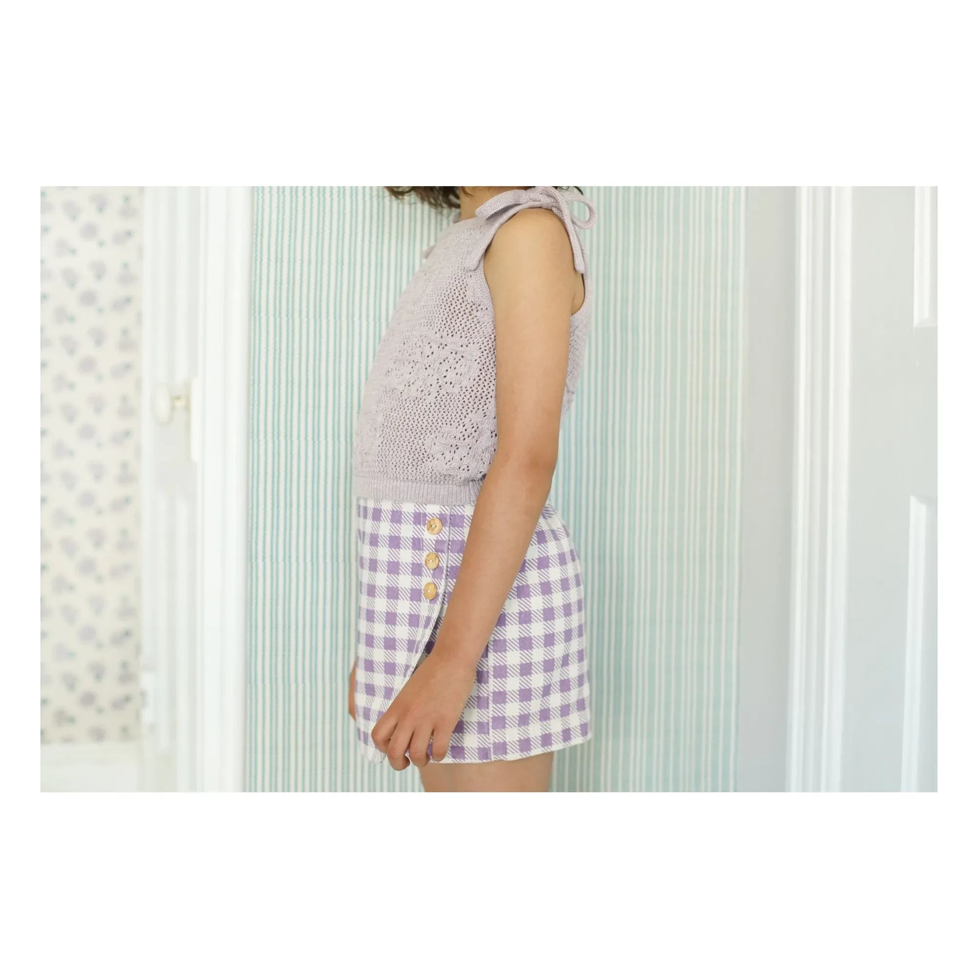 Soor Ploom - June Fleurs Organik Pamuk Atlet | Leylak