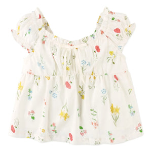 Gingersnaps - Top Volants Jennie | White