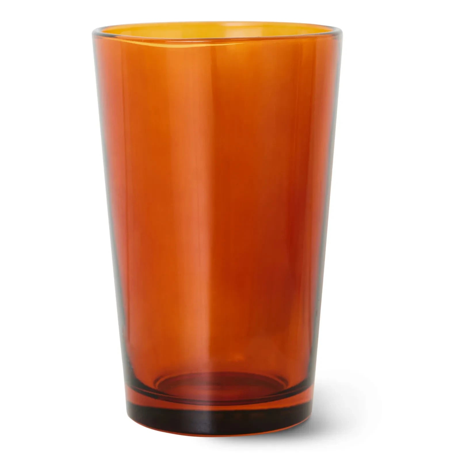 HKliving - 70s Glasses - Set of 4 | Amber