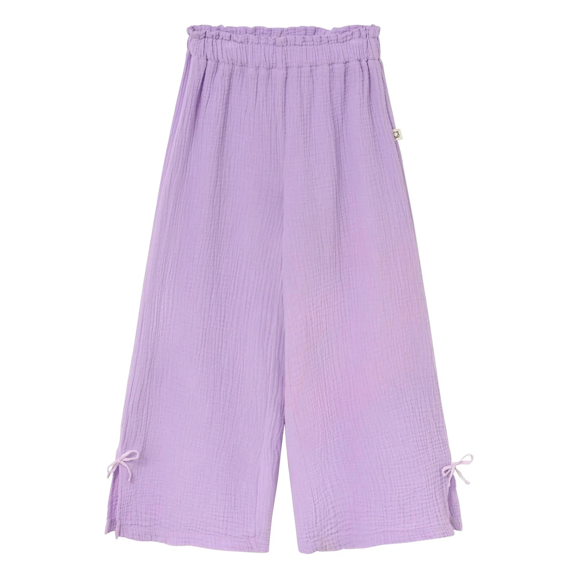 Cozmo - Purple Cotton Fleece Pants | Lavender