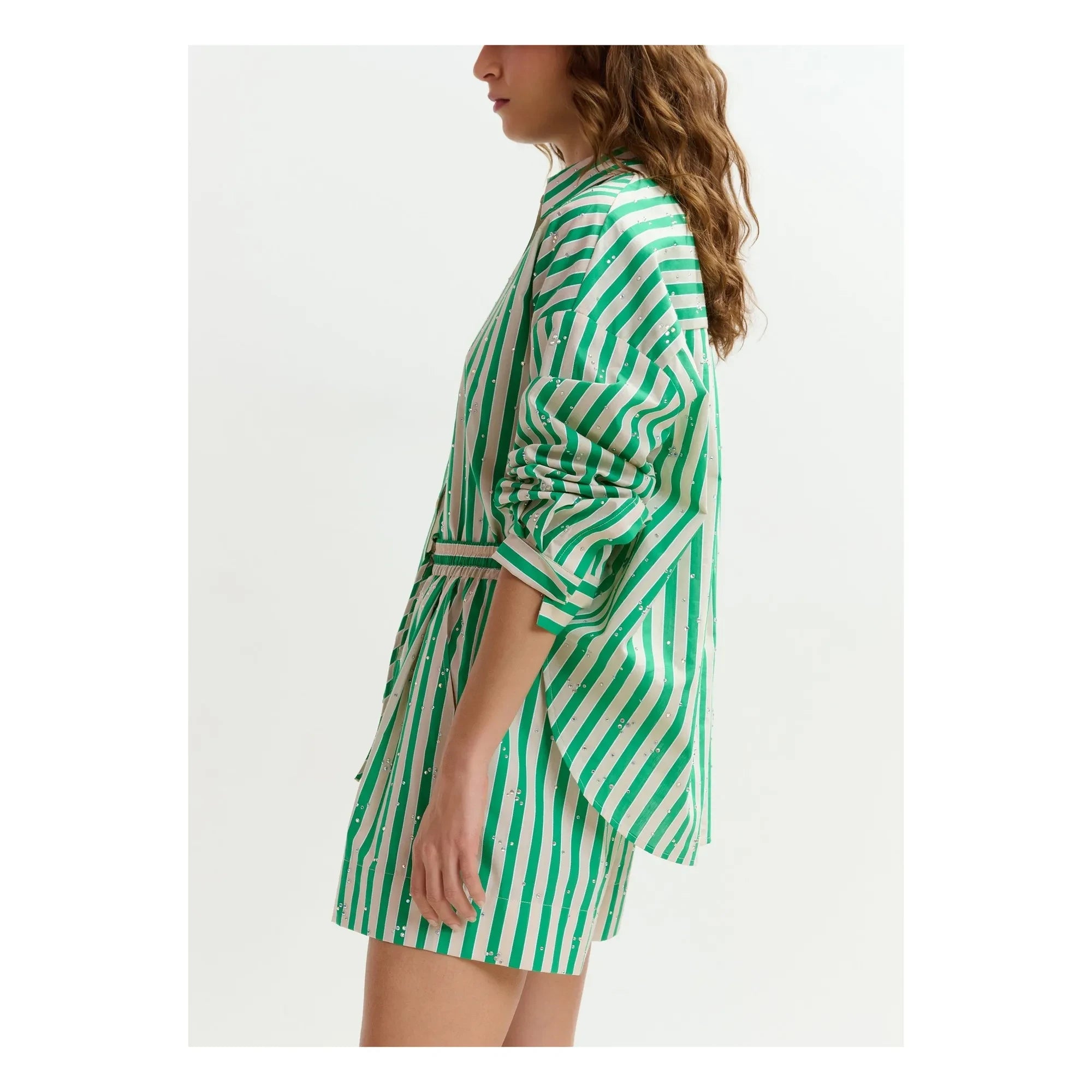 Essentiel Antwerp - Jelief Striped Shirt | Green