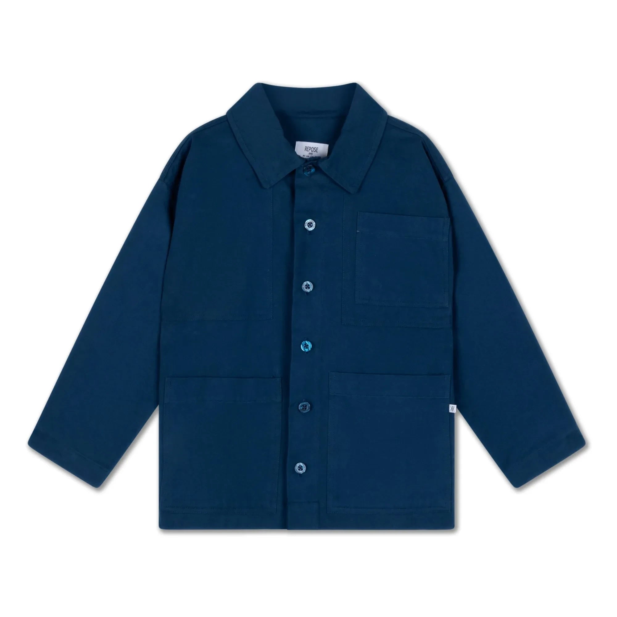 Repose AMS - Organic Cotton Work Jacket | Dark Blue