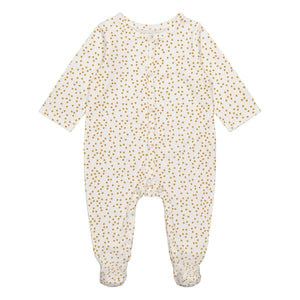 Rose in April - Amalia Jersey Mini Kalp Patikli Pijama | Hardal