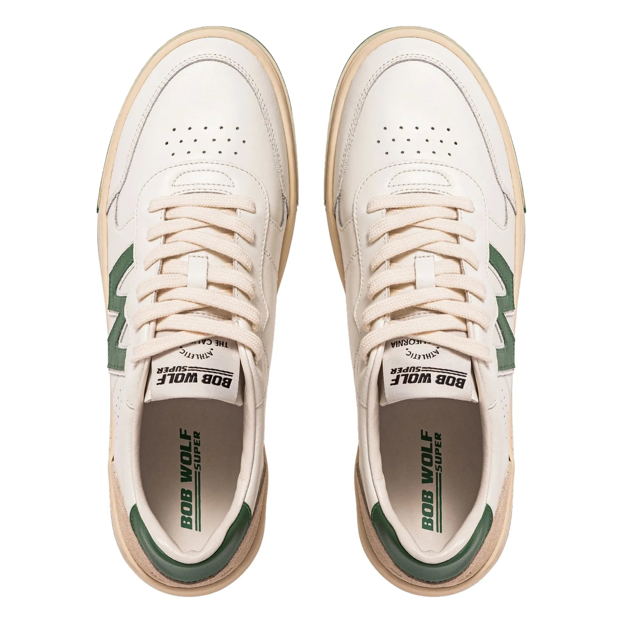 Bob Wolf - Legacy Leather and Suede Sneakers | Green