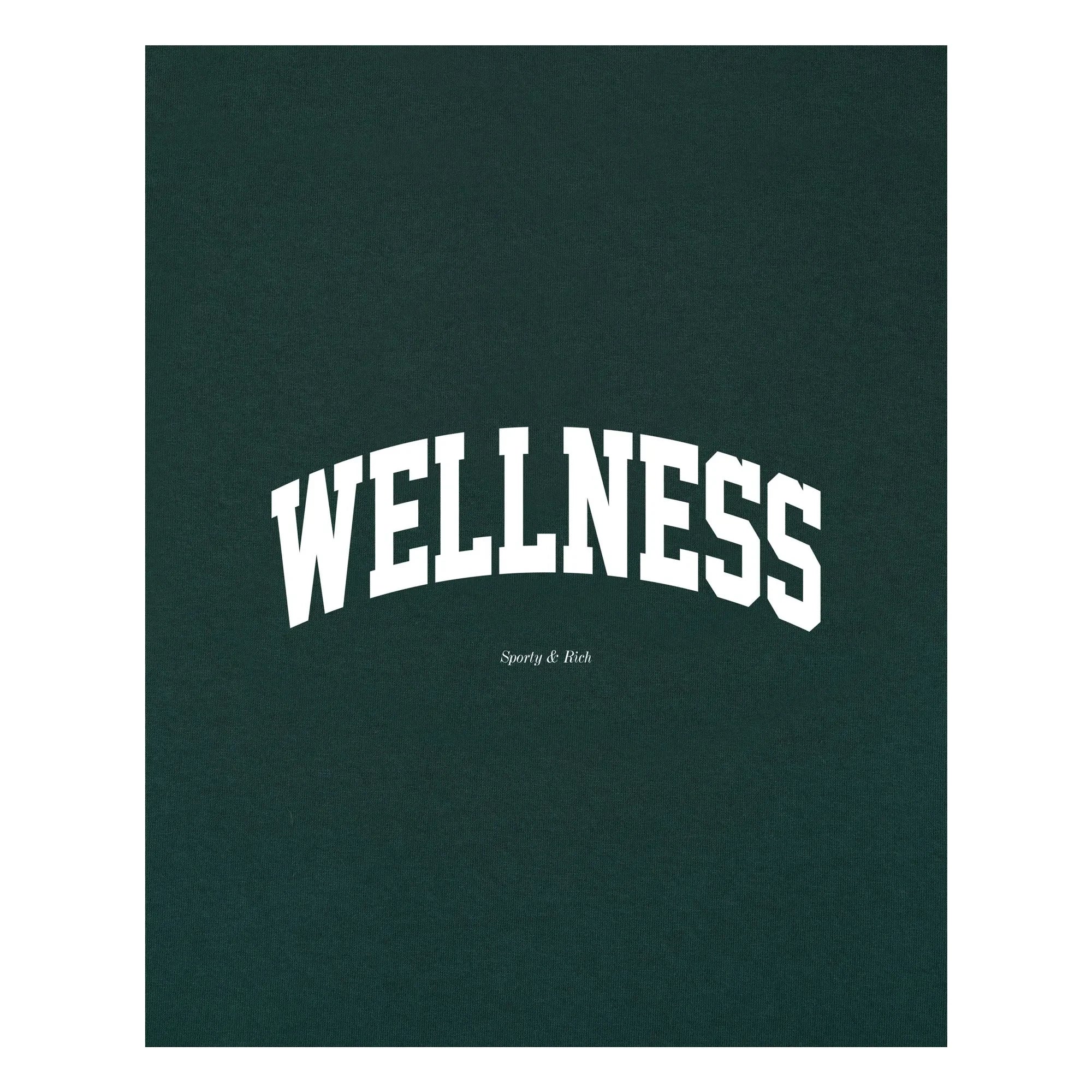 Sporty & Rich - Wellness Ivy T-Shirt Recycled Cotton | Dark Green