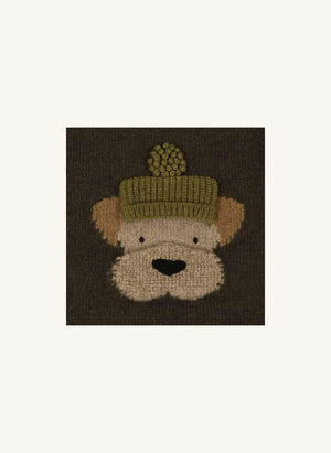 Donsje - Denn Dog Merino Wool Sweater | Dark Green