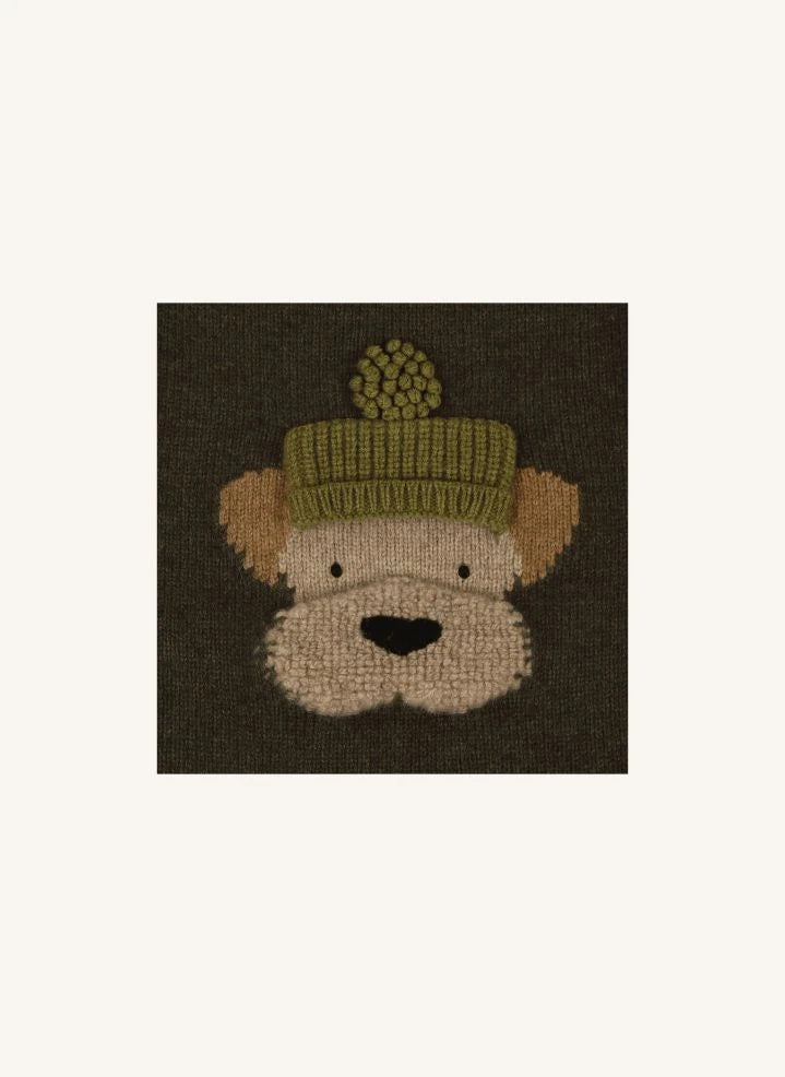 Donsje - Denn Dog Merino Wool Sweater | Dark Green