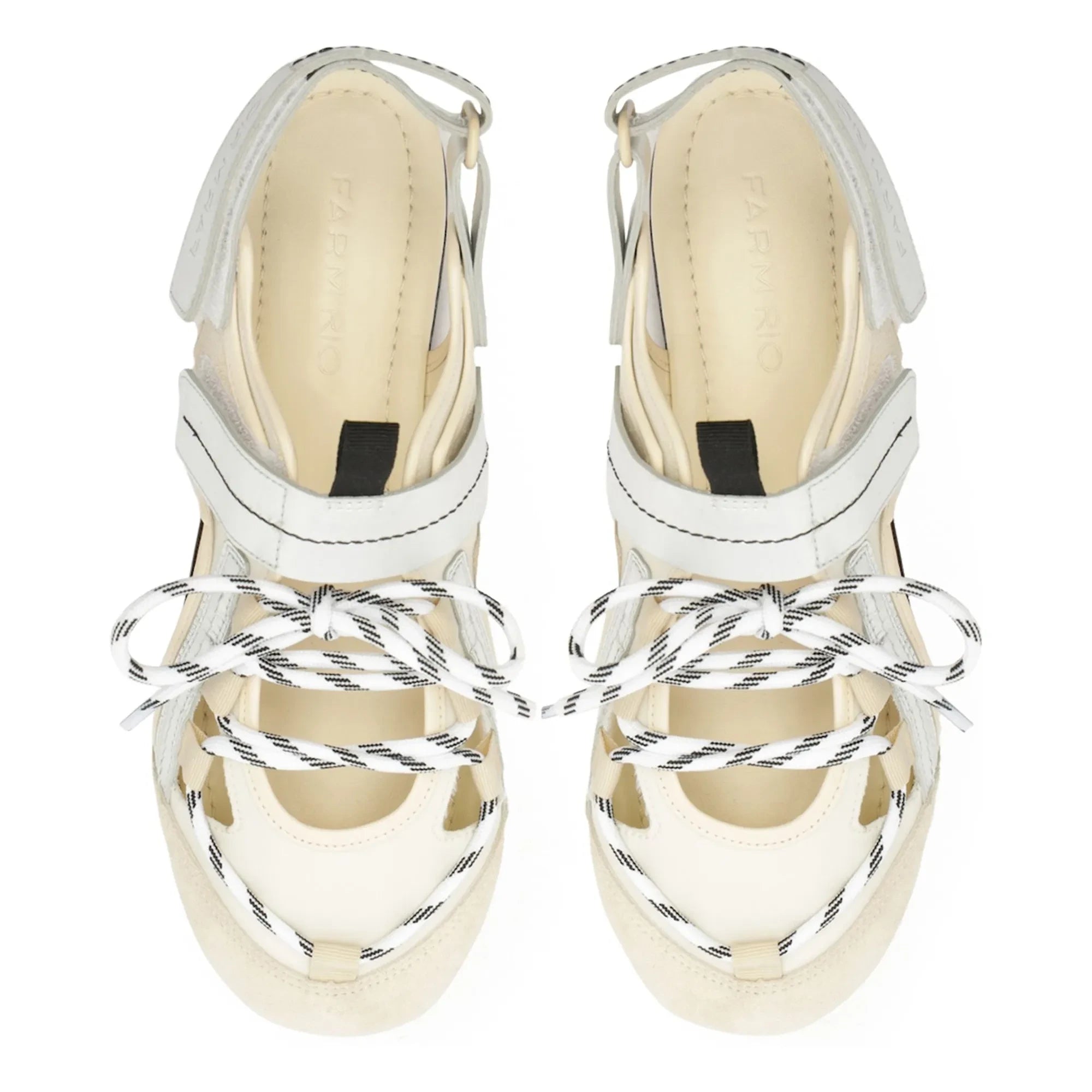 Farm Rio - Cut-Out Sneakers | Cream