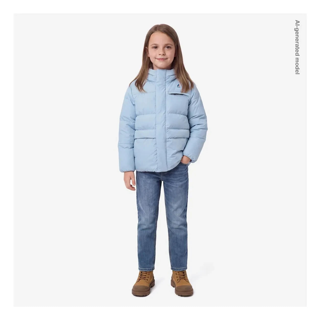 K-way - Le Vrai 4.0 Aurele High-Warmth Down Jacket | Light Blue