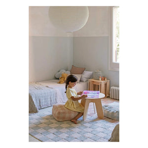 Lorena Canals - Checkered Pouf | Pink