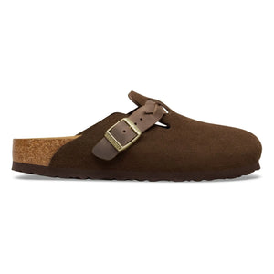 BIRKENSTOCK - Boston Braided Sweden Slippers | Brown