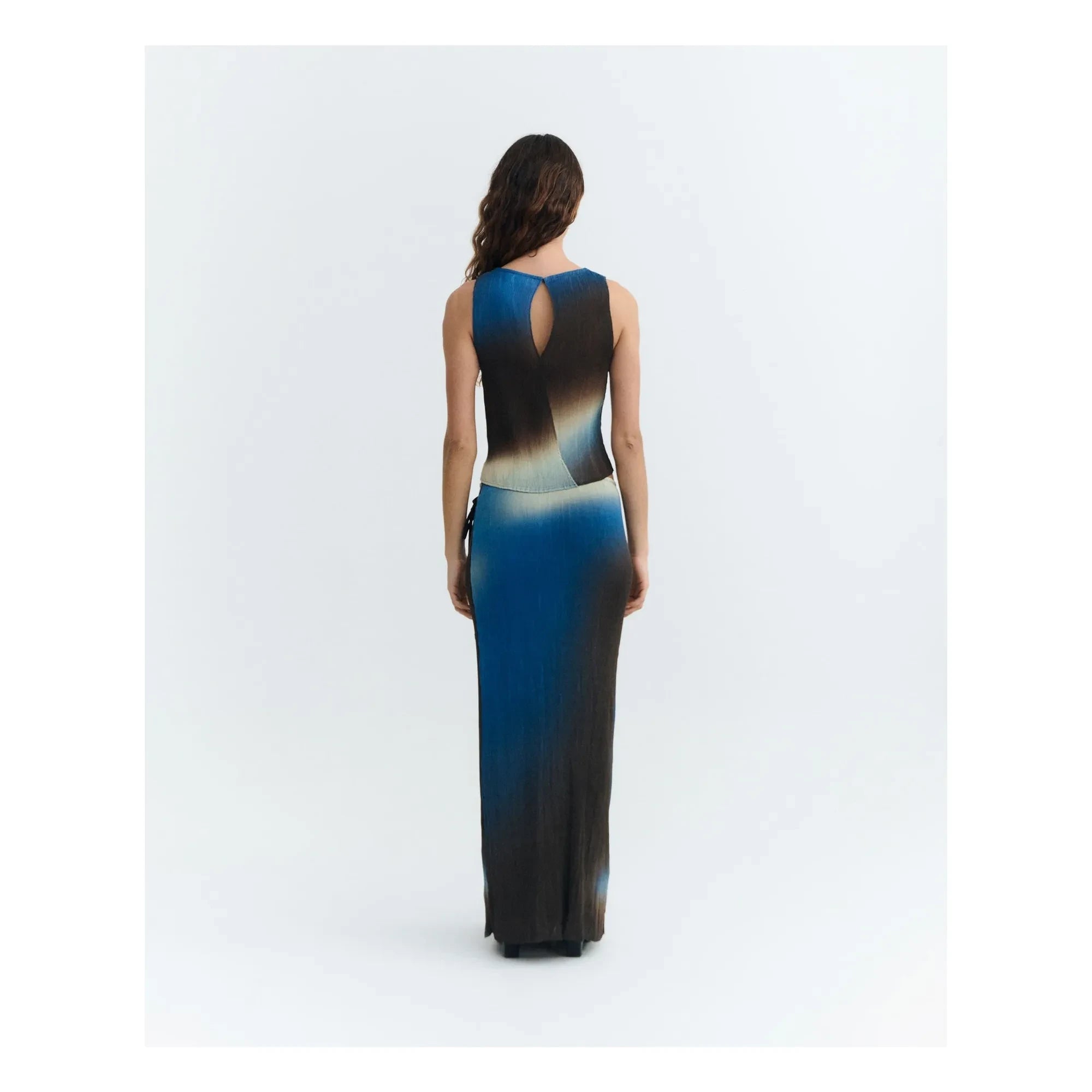 Thinking Mu - Pauline Skirt | Blue
