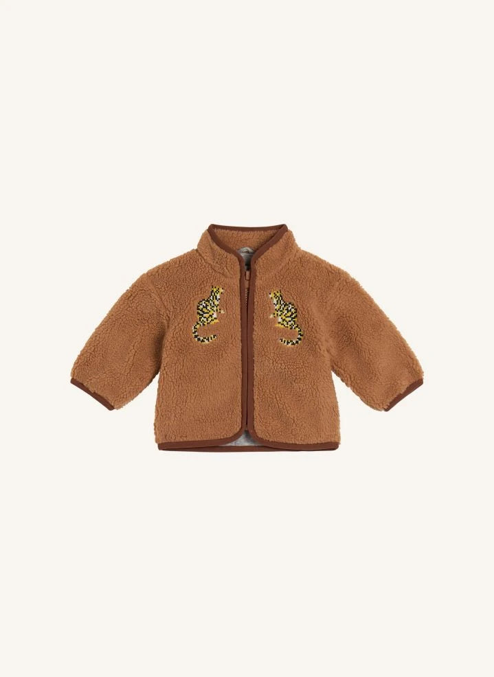 Stella McCartney Kids - Tigers Sherpa Ceket | Camel
