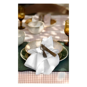 Haomy - Zilia Mesh Napkin | White