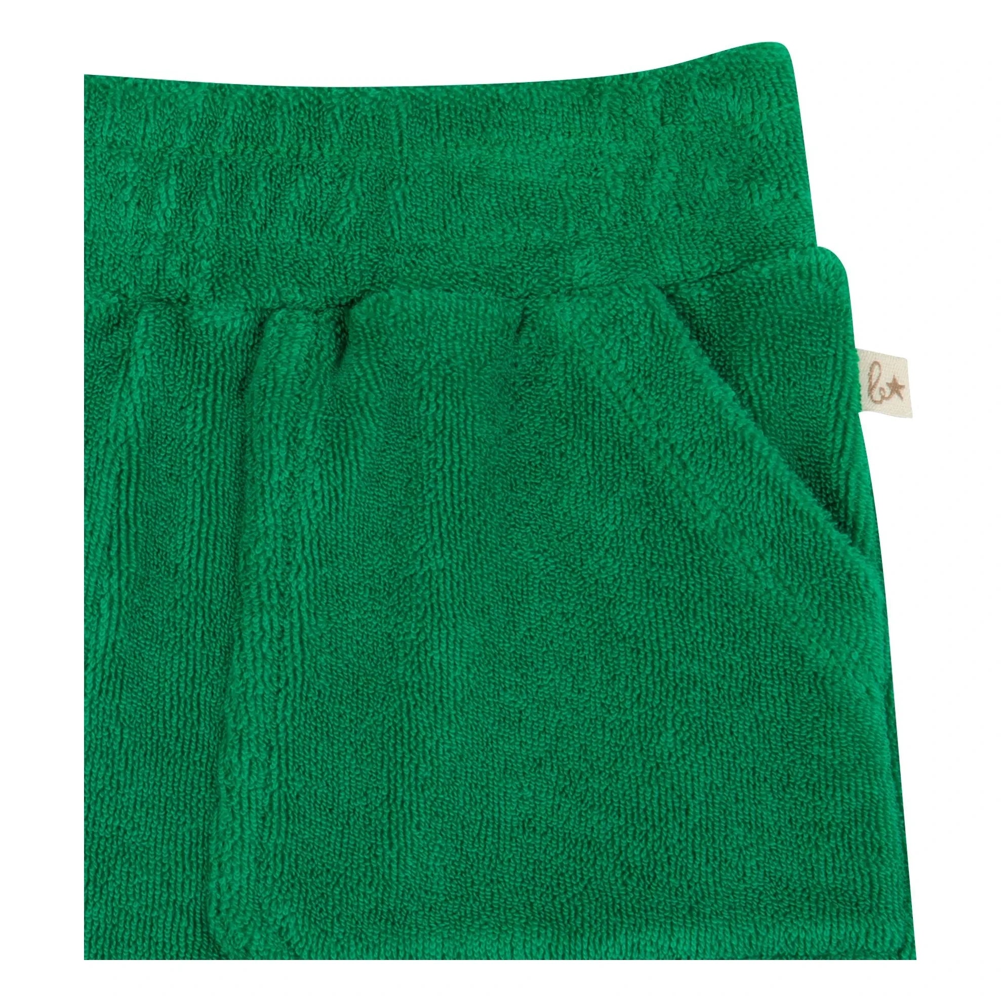 Bonton - Nono Baby Towel Shorts | Emerald Green