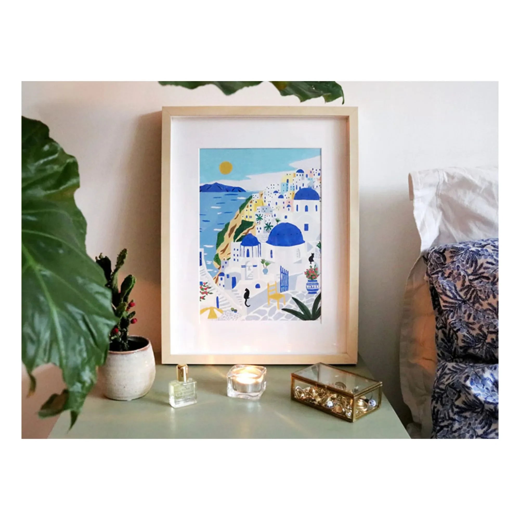 La Petite Épicerie - Numbered Coloring Set - Maja Tomljanovic, Santorini