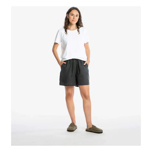 Matona - Linen shorts | Dark gray