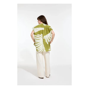 Mapoésie - Adèle Cotton Palma Top | Khaki