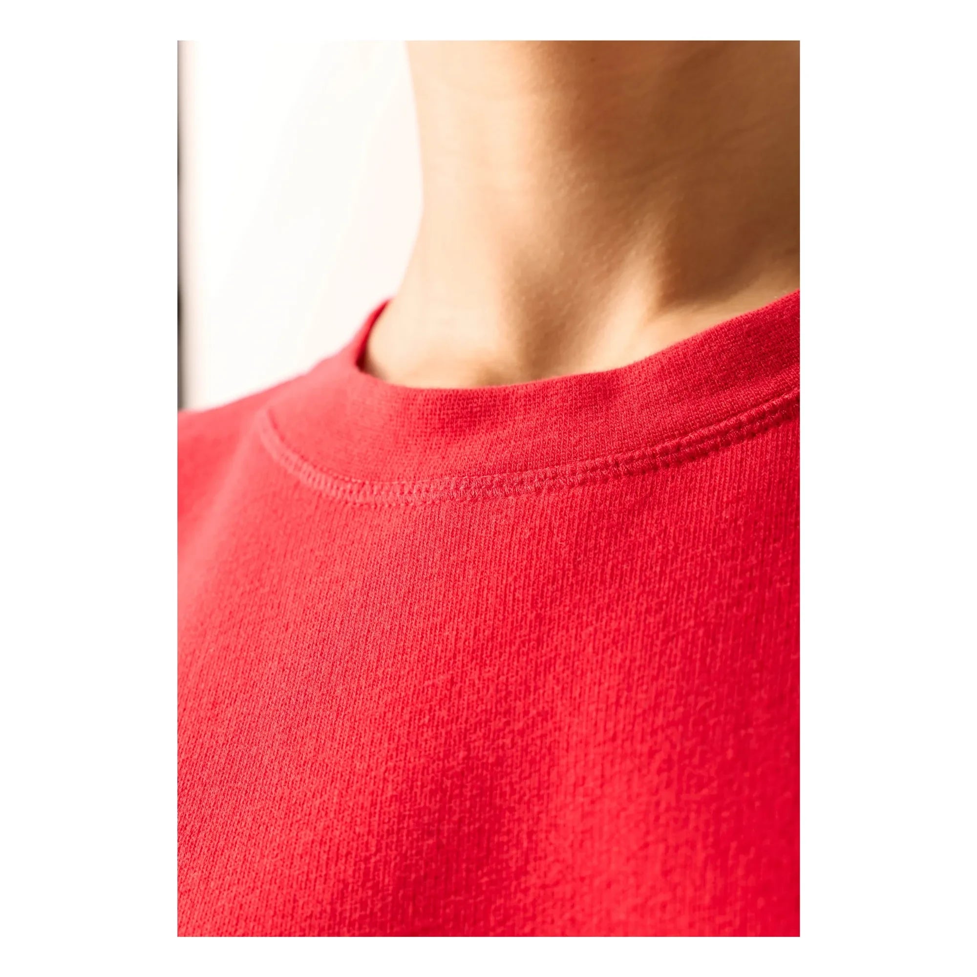 American Vintage - Atubay Pamuklu Sweatshirt | Domates kırmızısı