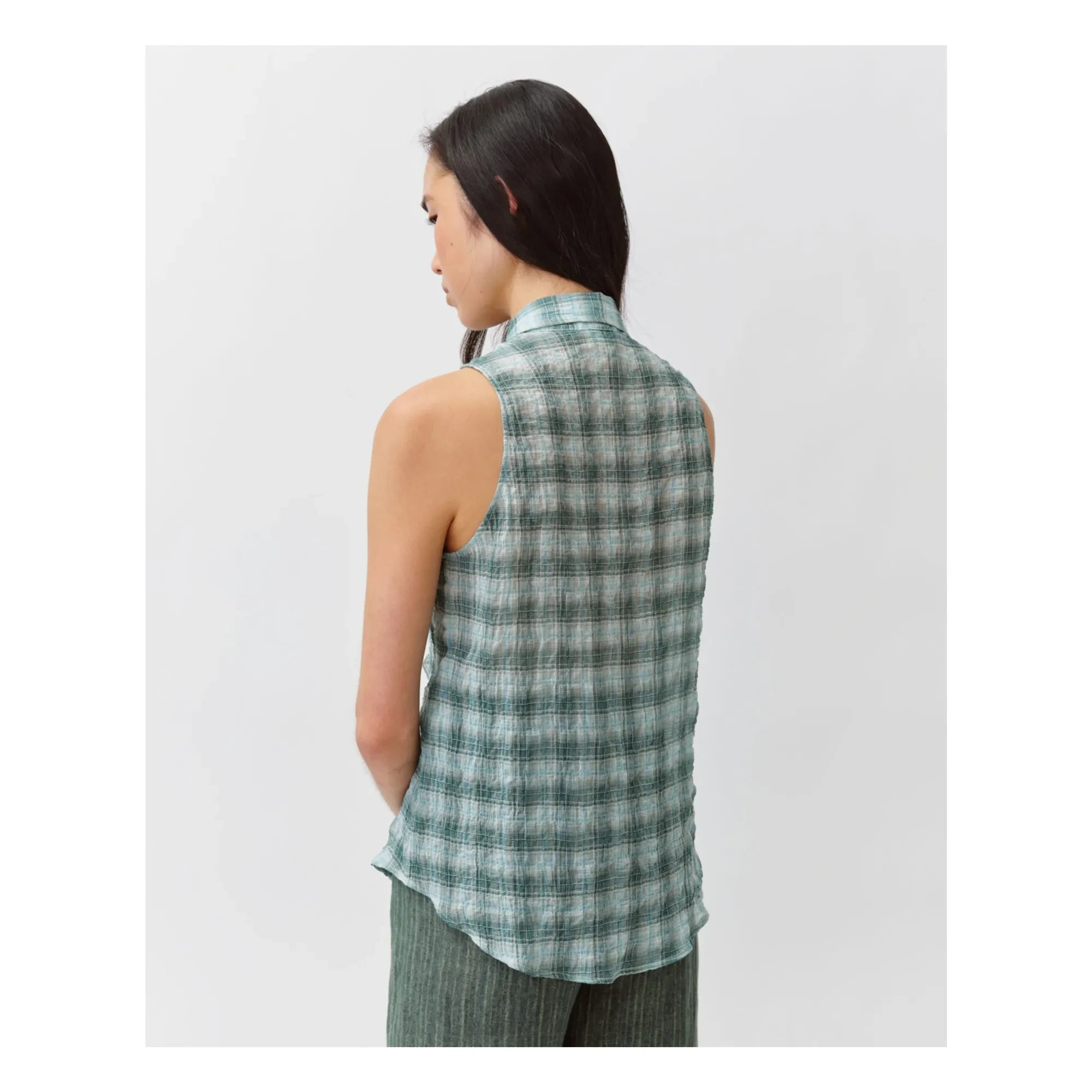 Diega - Cheka Striped Shirt | Aqua