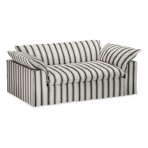 HKliving - Nomad 2-Person Striped Sofa | Chalk