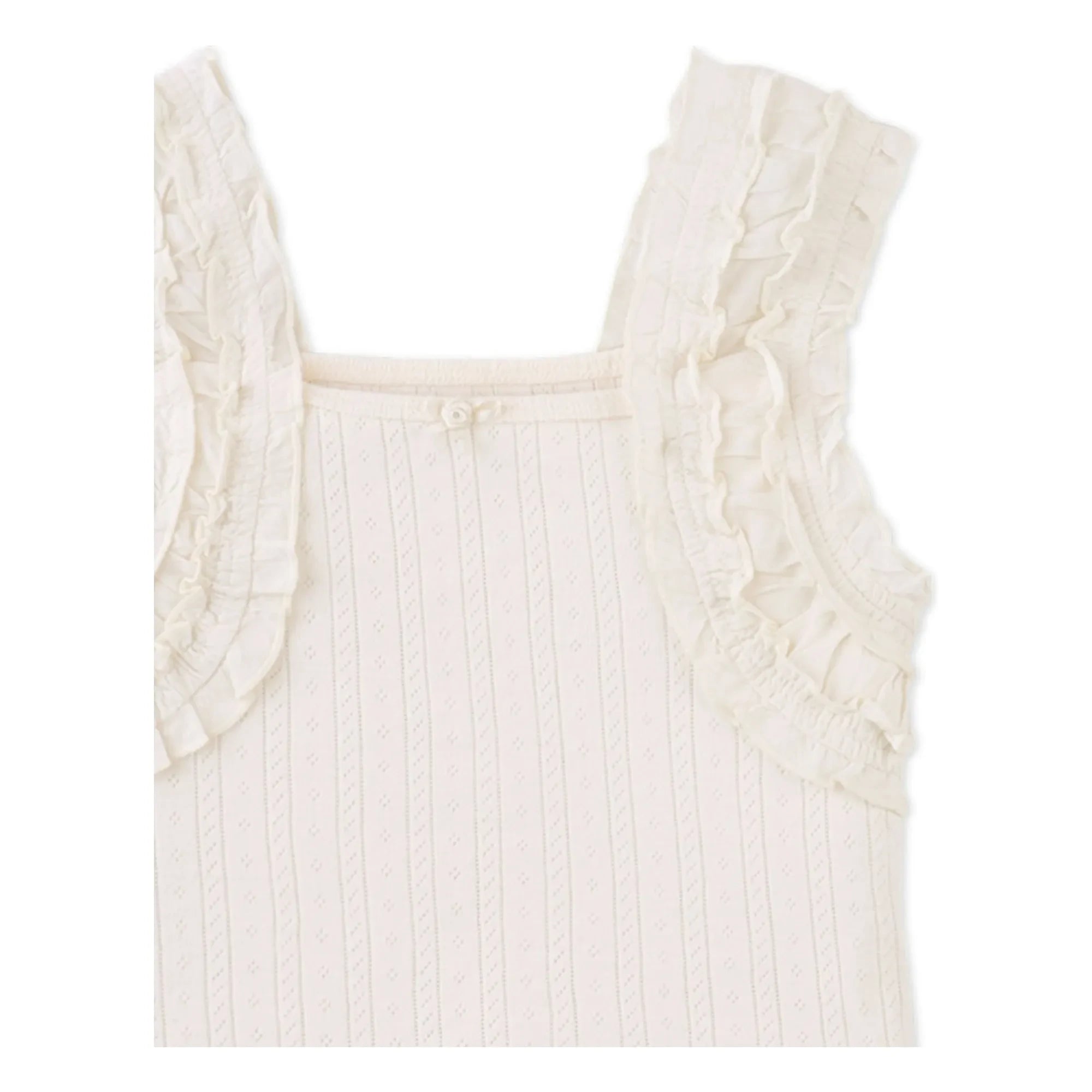 Gingersnaps - Sandra Gathered Top | Ecru