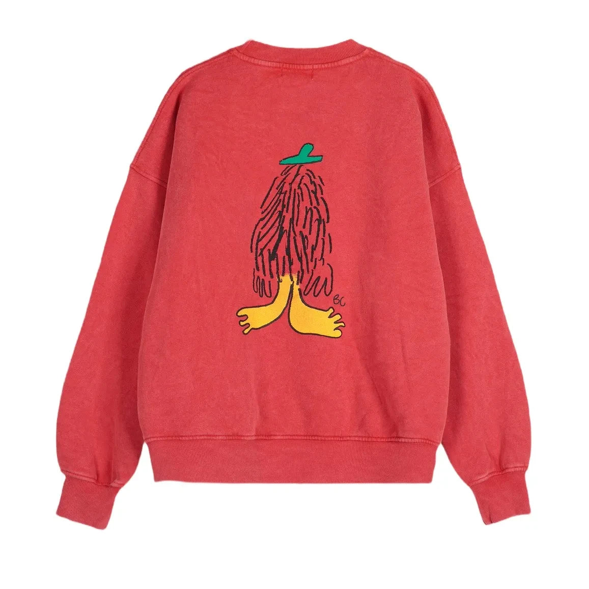 Bobo Choses - Hidden Monster organic cotton sweatshirt | Red