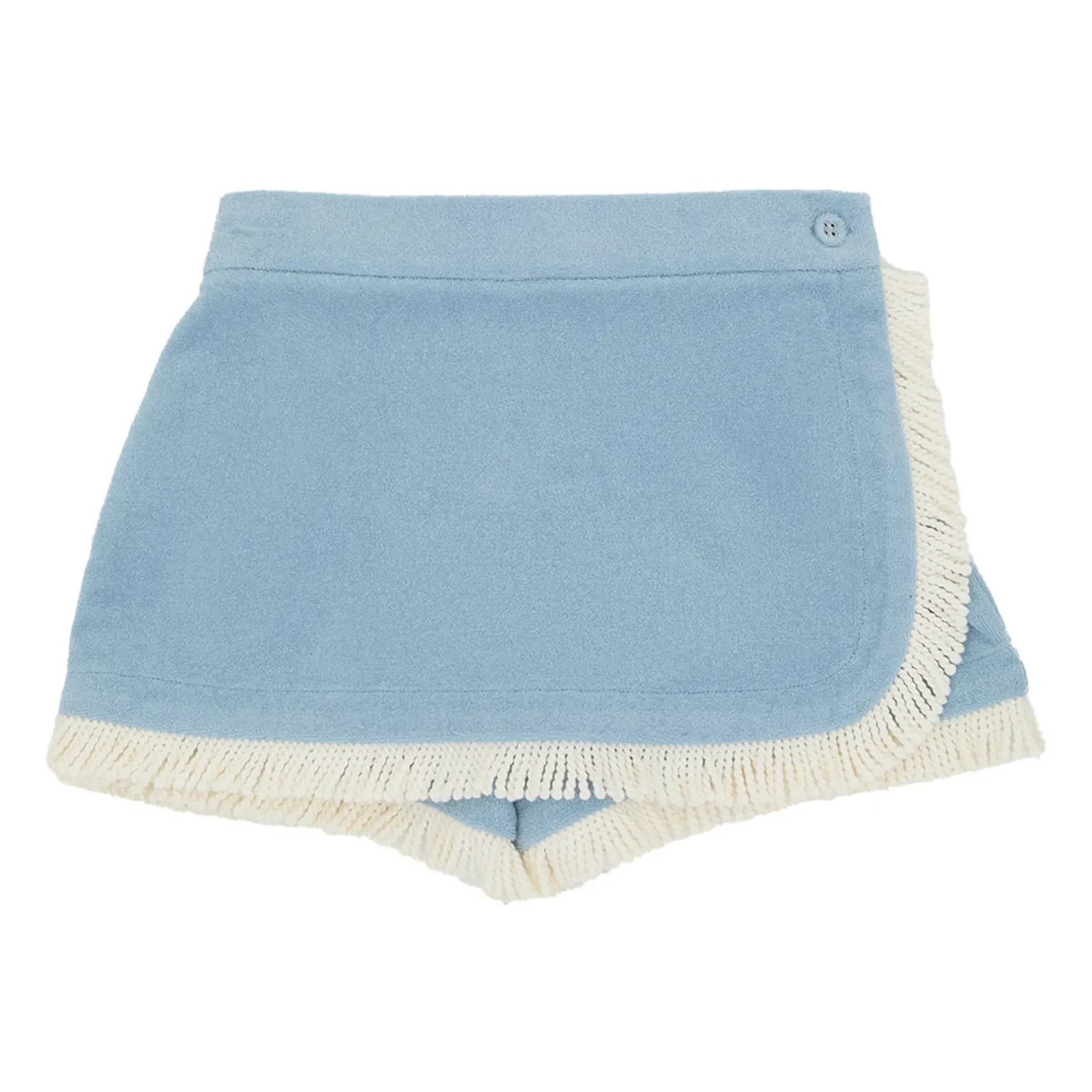 Zimmermann - Awaken Terry Short Skirt | Light Blue
