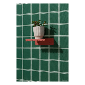 Nobodinoz - Vibes duvar rafı 20x16 cm | Terracotta