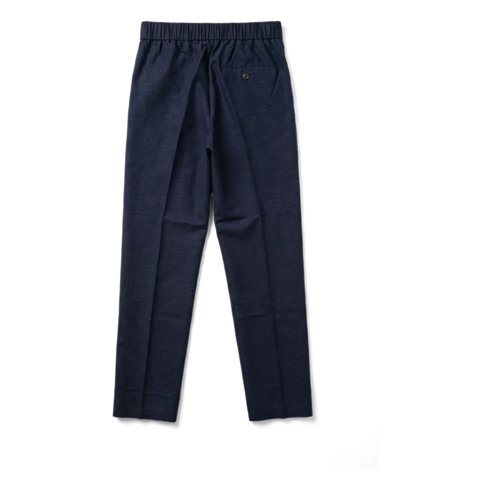 Pomandère - Cotton Gabardine Pants | Night Blue