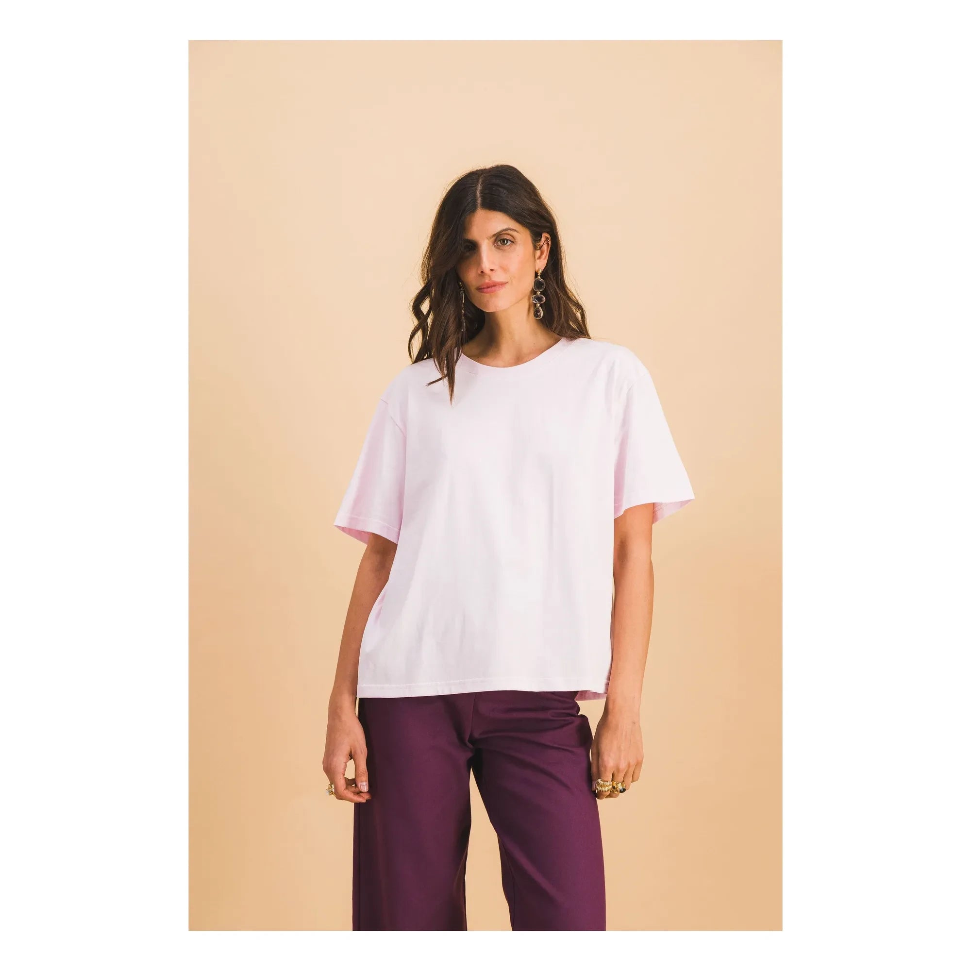 Elise Chalmin - Amour Toujours Cotton T-Shirt | Pink