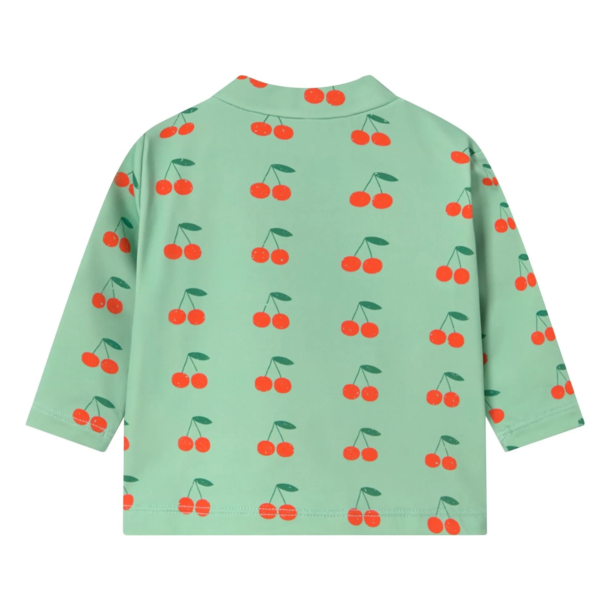 Tinycottons - Cherry Baby UV-Protected Bath T-Shirt | Sea Green