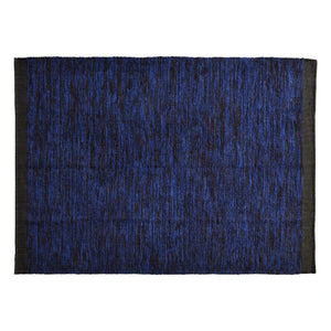 La cerise sur le gâteau - Felt recycled cotton rug | Blue