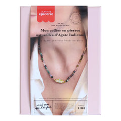 La Petite Épicerie - DIY My Necklace with Natural Agate Stones