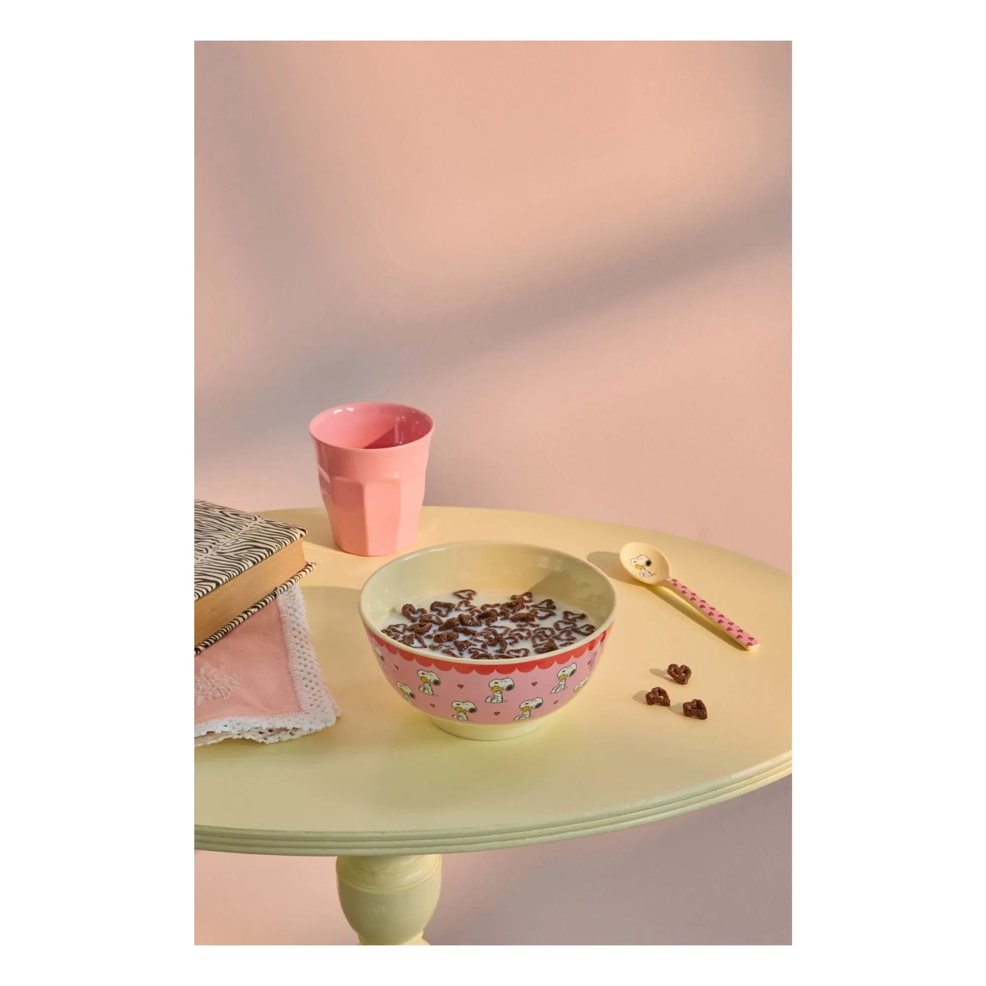 Rice - Melamine box - Rice x Snoopy