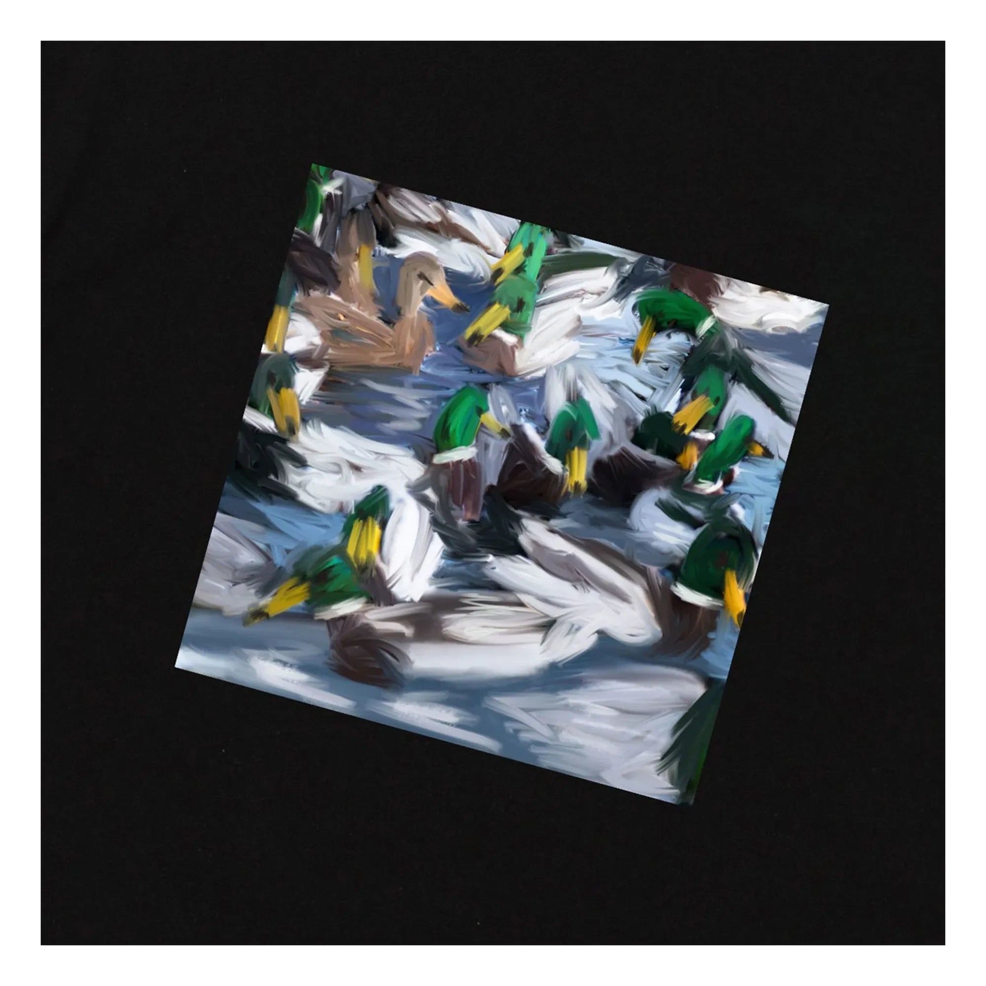 Edmmond Studios - Duck Lake pamuklu T-shirt | Koyu Mavi